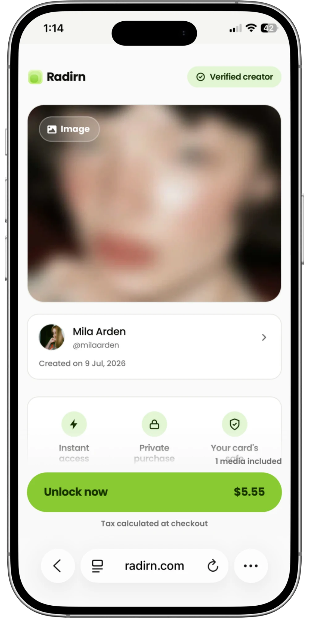 Another individual Radirn paid link inside your profile