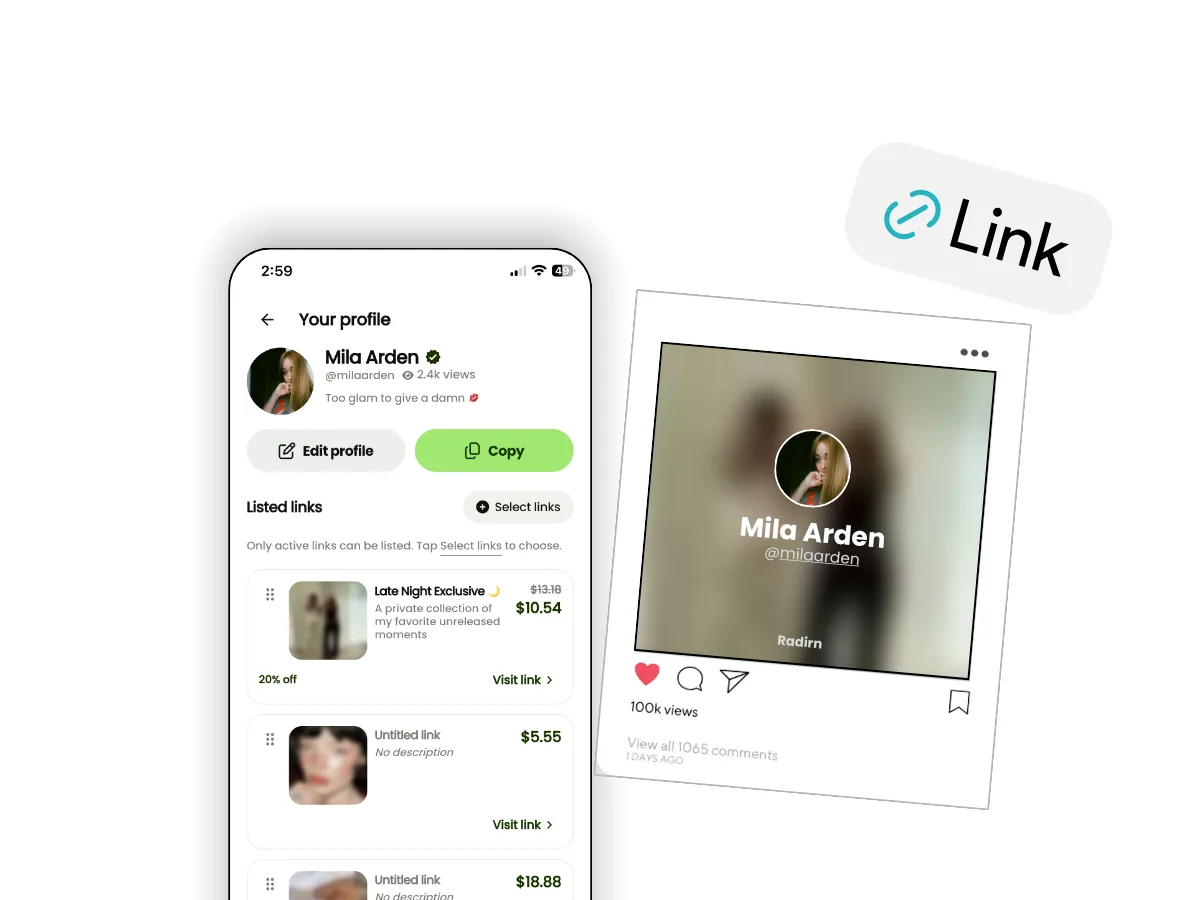 One Link in Your Bio, Everything You Sell Behind It